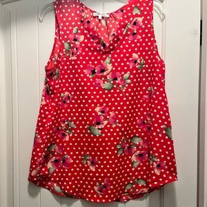 Andree. red S sleeveless top